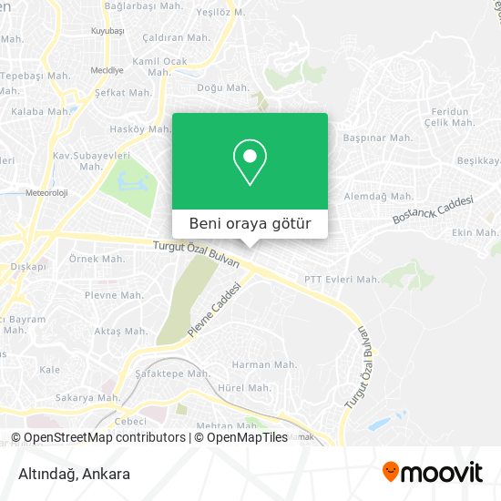 Altındağ harita