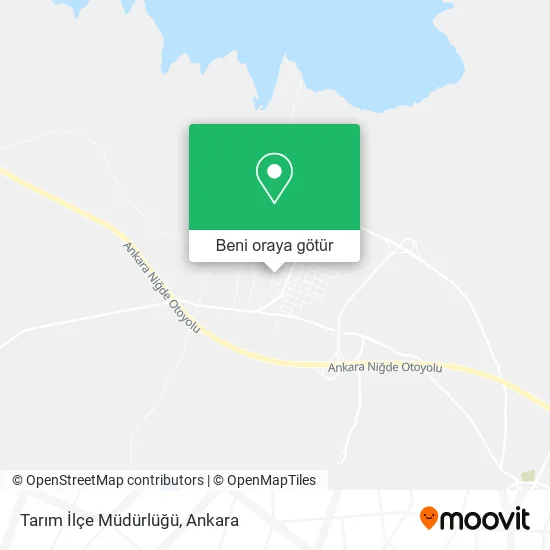 Tarım İlçe Müdürlüğü harita