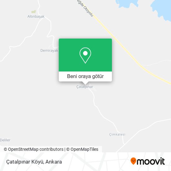 Çatalpınar Köyü harita