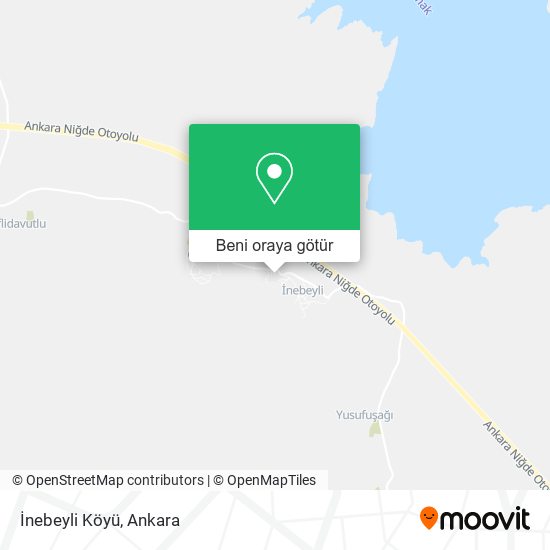 İnebeyli Köyü harita
