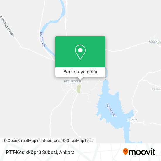 PTT-Kesikköprü Şubesi harita