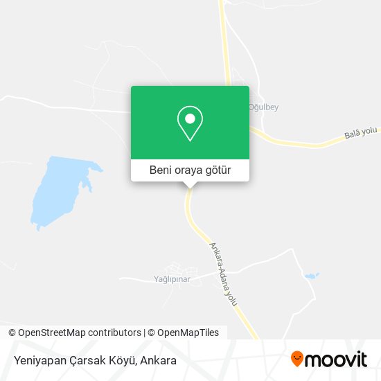 Yeniyapan Çarsak Köyü harita