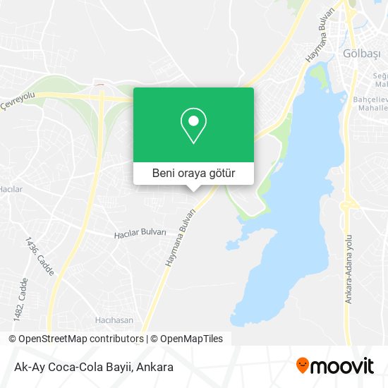 Ak-Ay Coca-Cola Bayii harita