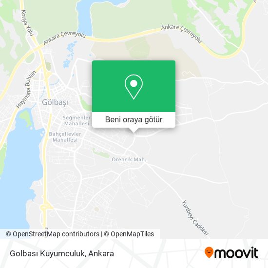 Golbası Kuyumculuk harita