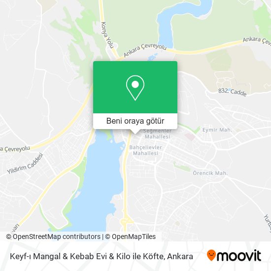 Keyf-ı Mangal & Kebab Evi & Kilo ile Köfte harita