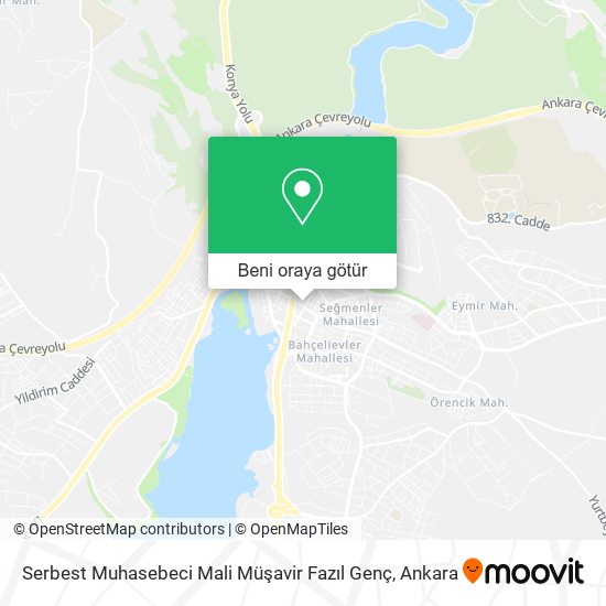 Serbest Muhasebeci Mali Müşavir Fazıl Genç harita