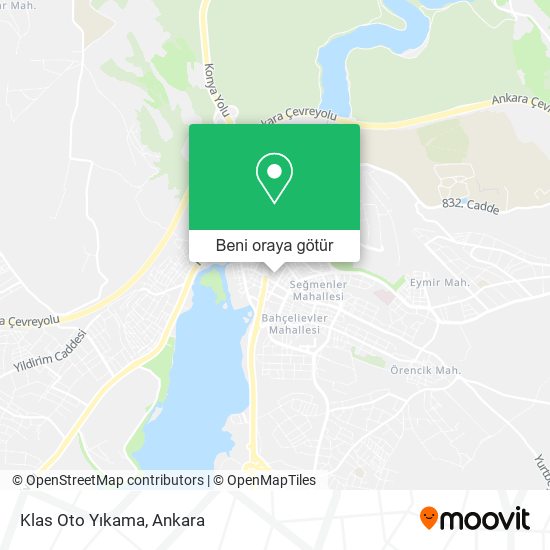 Klas Oto Yıkama harita