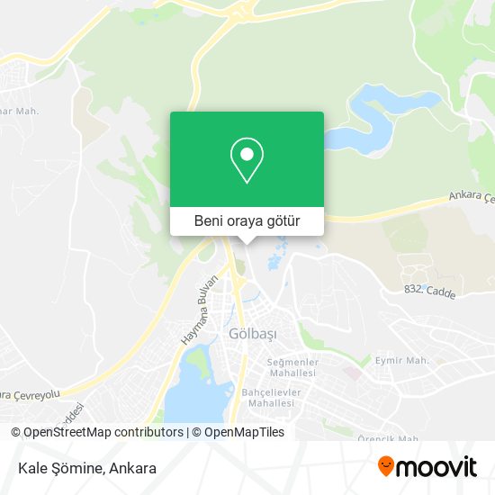 Kale Şömine harita