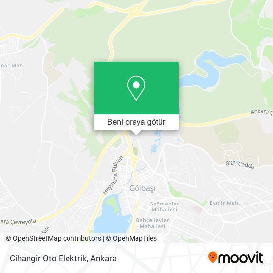 Cihangir Oto Elektrik harita