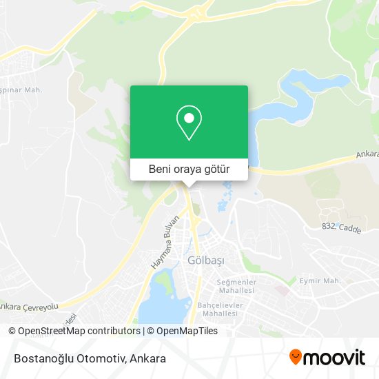 Bostanoğlu Otomotiv harita