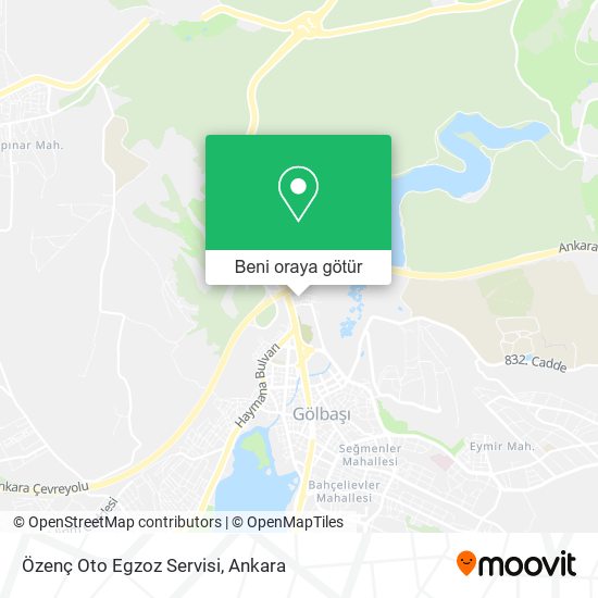 Özenç Oto Egzoz Servisi harita