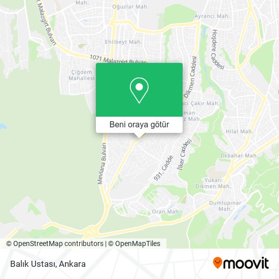 Balık Ustası harita