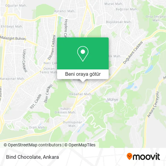 Bind Chocolate harita