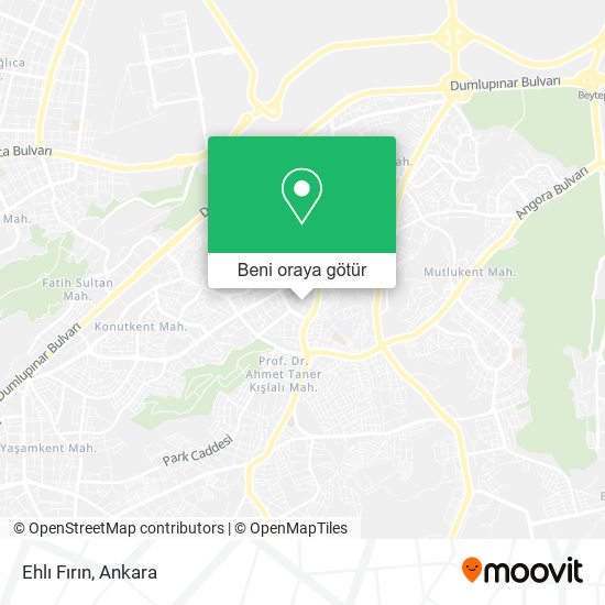 Ehlı Fırın harita