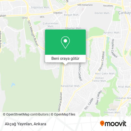 Akçağ Yayınları harita