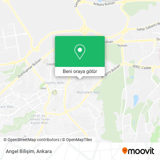 Angel Bilişim harita