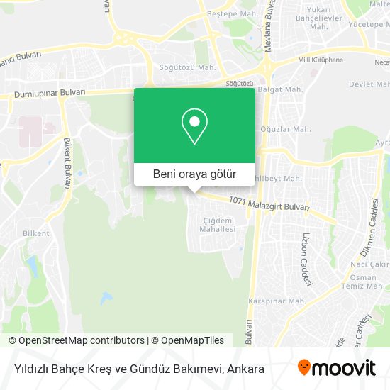 Yıldızlı Bahçe Kreş ve Gündüz Bakımevi harita