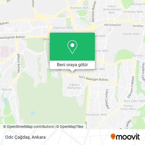 Odc Çağdaş harita