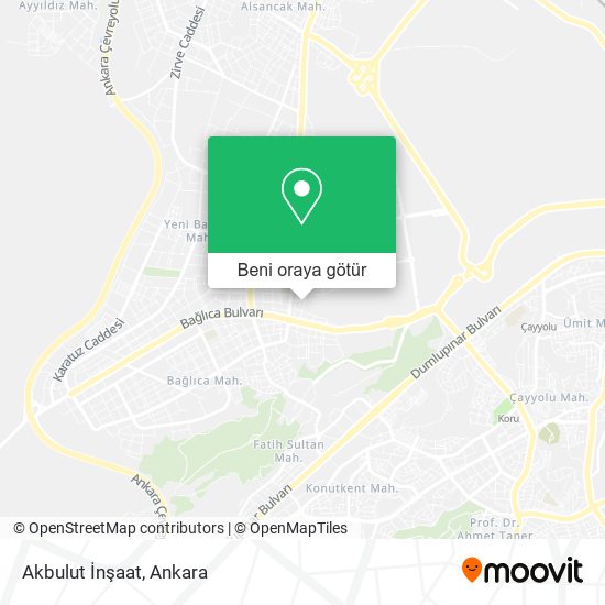 Akbulut İnşaat harita