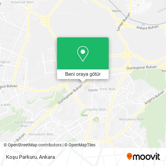 Koşu Parkuru harita