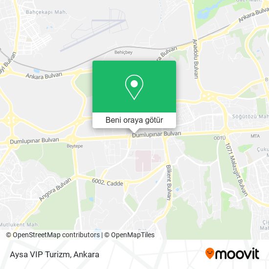 Aysa VIP Turizm harita