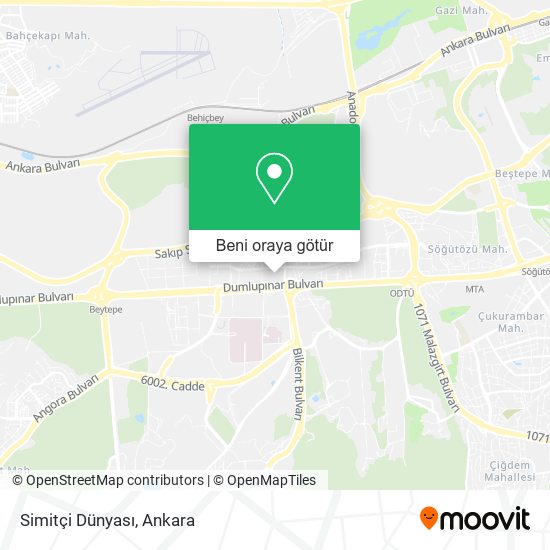 Simitçi Dünyası harita