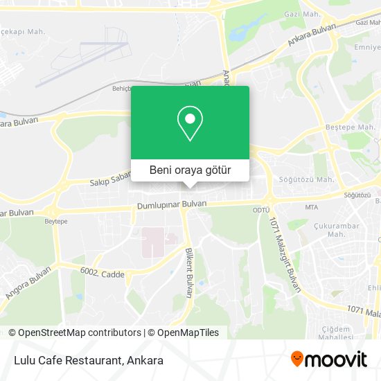 Lulu Cafe Restaurant harita