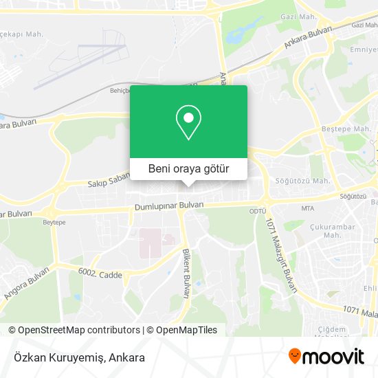 Özkan Kuruyemiş harita
