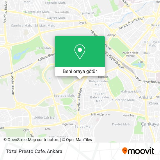 Tözal Presto Cafe harita