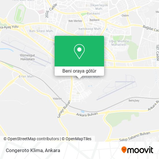 Congeroto Klima harita