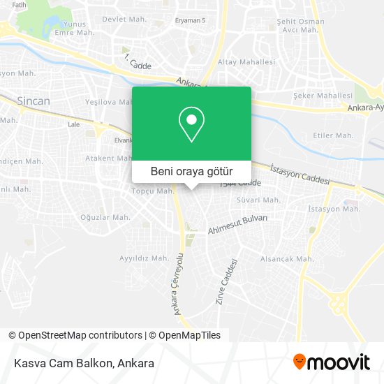 Kasva Cam Balkon harita