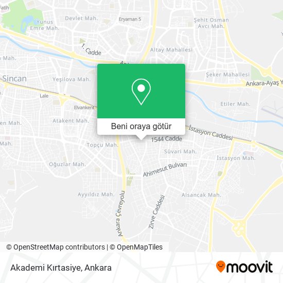 Akademi Kırtasiye harita