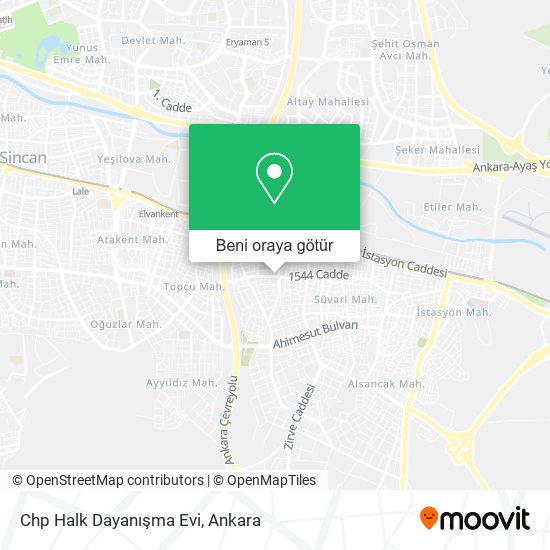 Chp Halk Dayanışma Evi harita