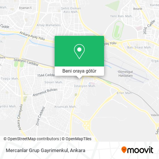 Mercanlar Grup Gayrimenkul harita