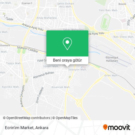 Ecrin'im Market harita
