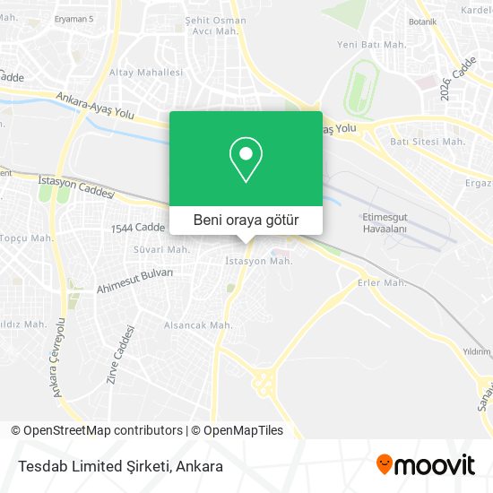 Tesdab Limited Şirketi harita