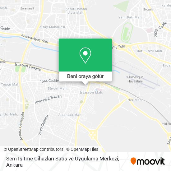 Sem Işitme Cihazları Satış ve Uygulama Merkezi harita
