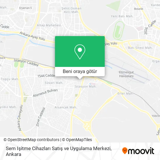 Sem Işitme Cihazları Satış ve Uygulama Merkezi harita