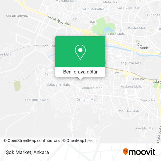 Şok Market harita