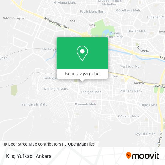 Kılıç Yufkacı harita