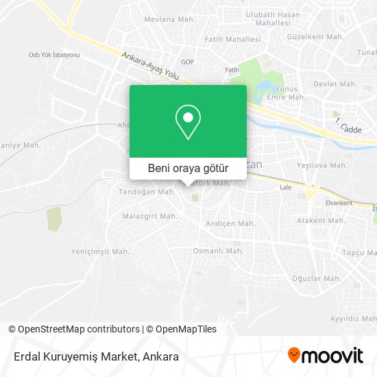 Erdal Kuruyemiş Market harita