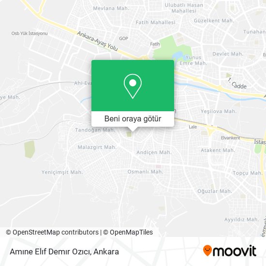 Amıne Elıf Demır Ozıcı harita