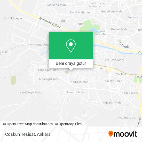 Coşkun Tesisat harita