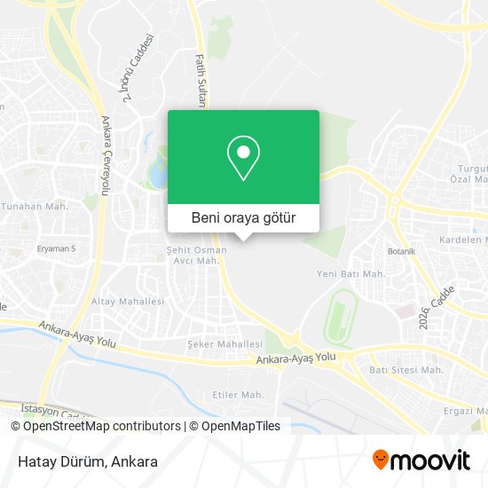 Hatay Dürüm harita