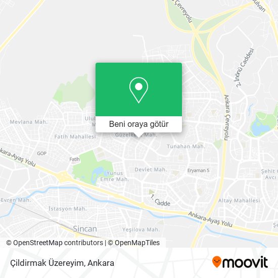 Çildirmak Üzereyim harita