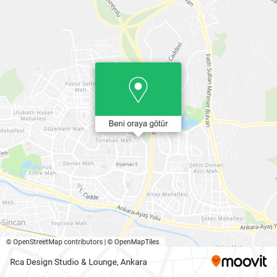 Rca Design Studio & Lounge harita