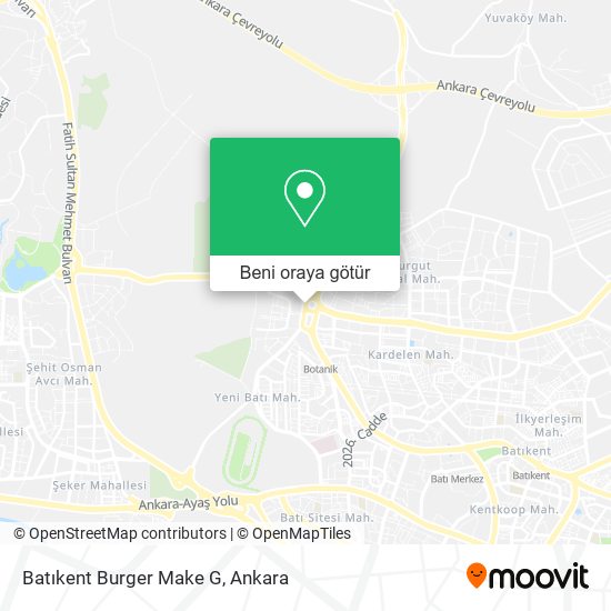 Batıkent Burger Make G harita