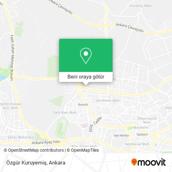 Özgür Kuruyemiş harita