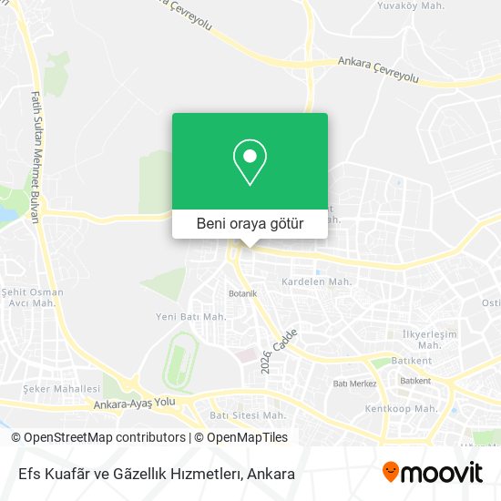 Efs Kuafãr ve Gãzellık Hızmetlerı harita