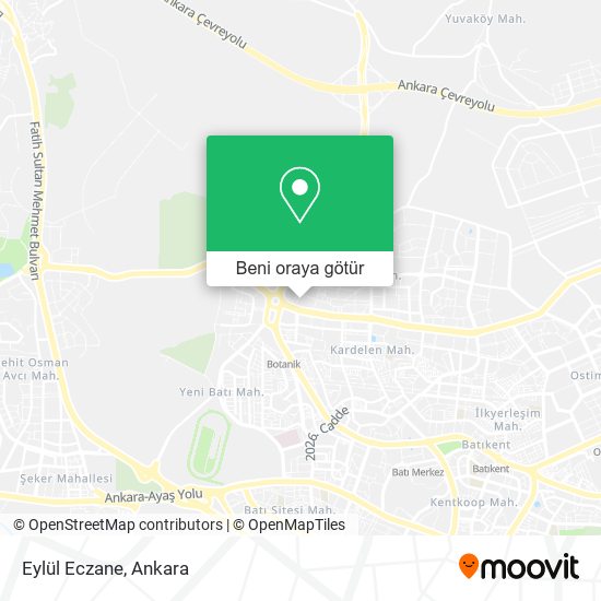 Eylül Eczane harita